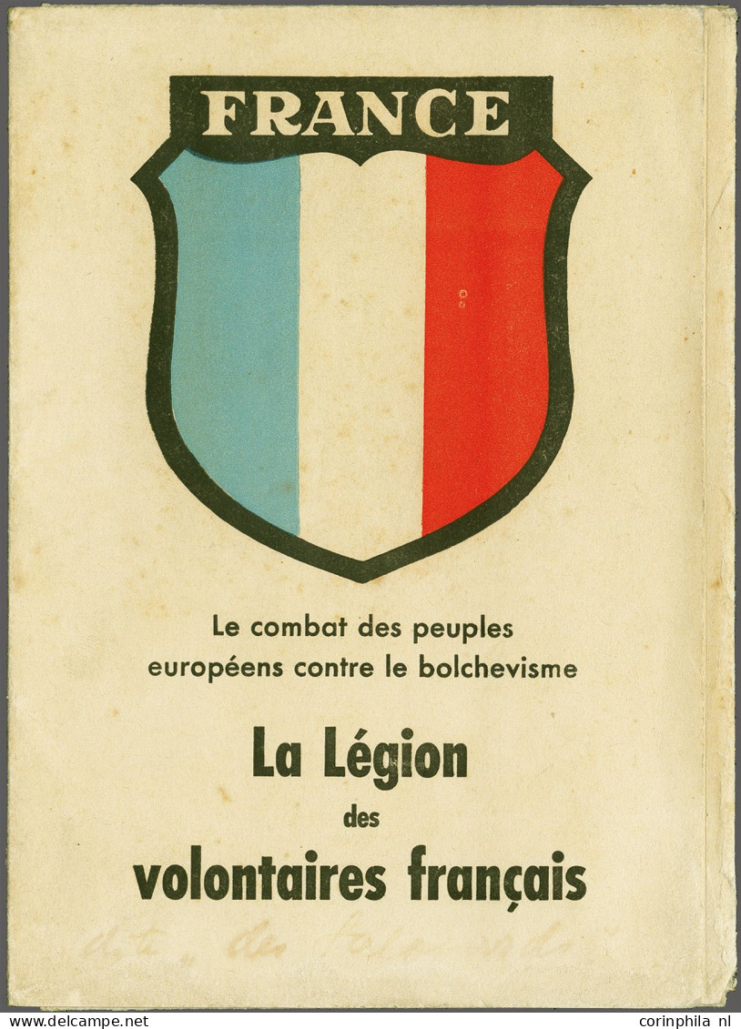 Cover Collection Of French SS Volunteer Legion Propaganda Cards (approx. 25 Postcards) Including La Légion Des Volontair - Sellos De Guerra