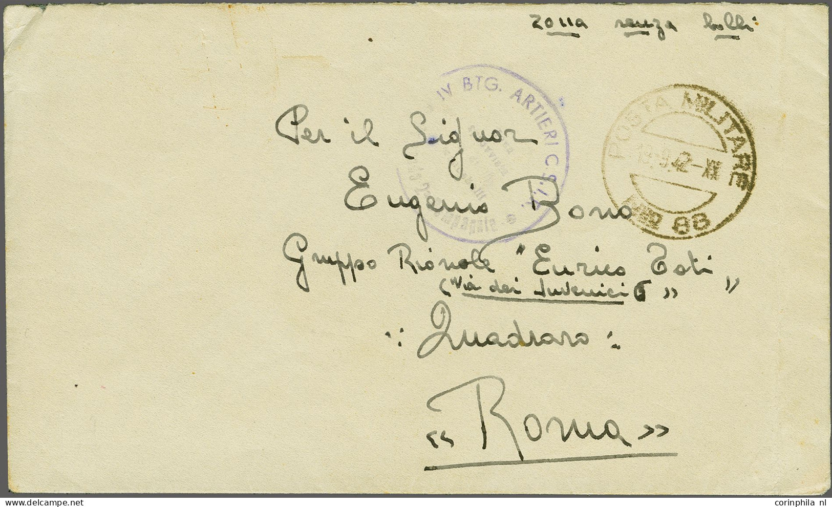 Cover Italian Volunteer Legion, Approx. 60 Covers Including 1x Airmail (Lupo), Change Of Fieldpost Office Card, Czech Po - Otros & Sin Clasificación