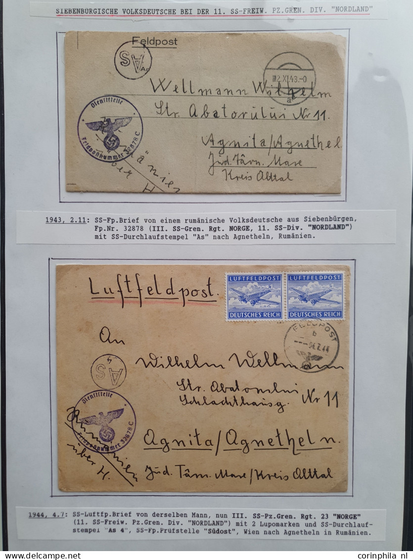 Cover , Airmail Poland, Galicia, Hungary, Romania, Russia And Austria Fieldpost Of Volunteers (12 Covers) Including Gali - Other & Unclassified