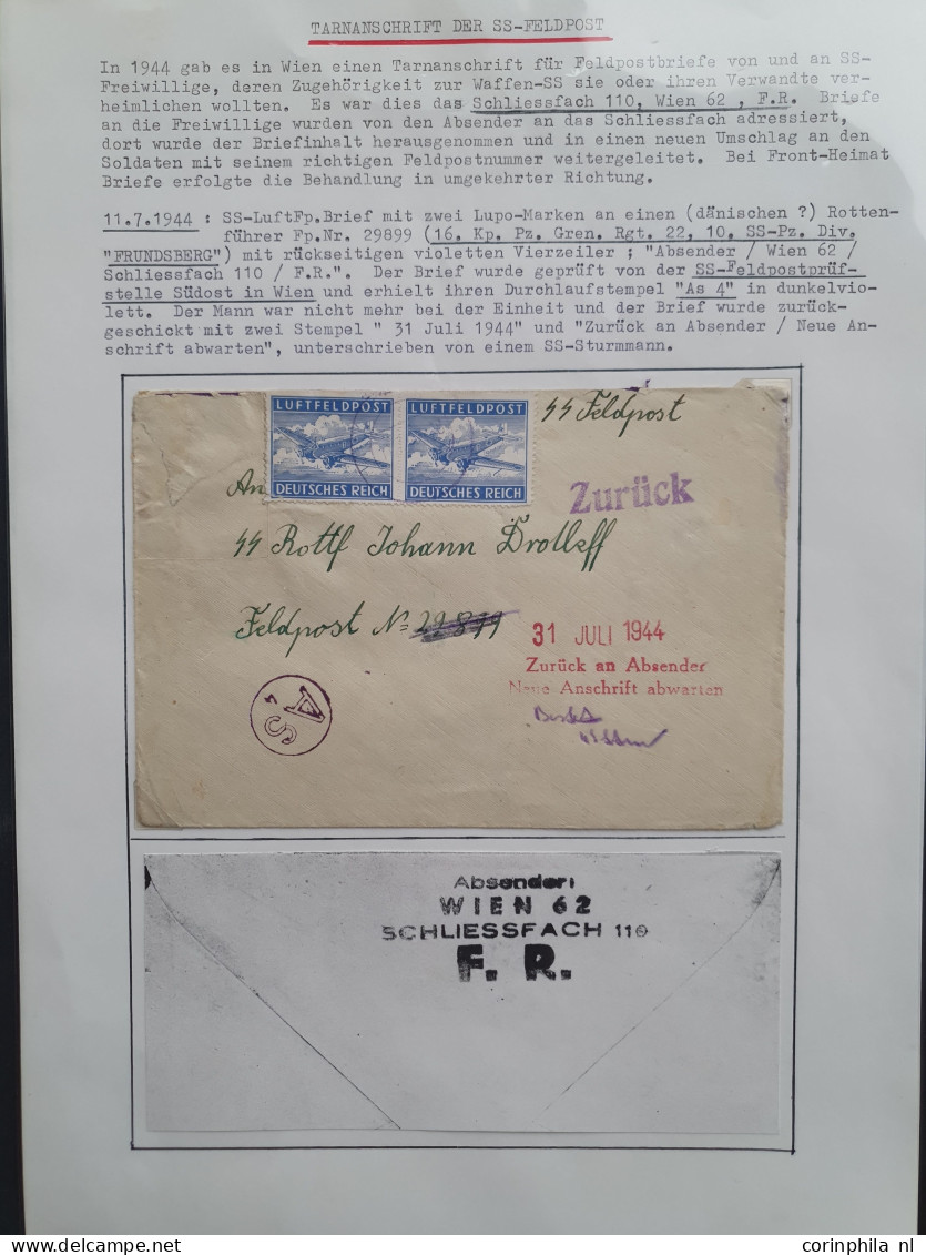 Cover , Airmail Poland, Galicia, Hungary, Romania, Russia And Austria Fieldpost Of Volunteers (12 Covers) Including Gali - Other & Unclassified