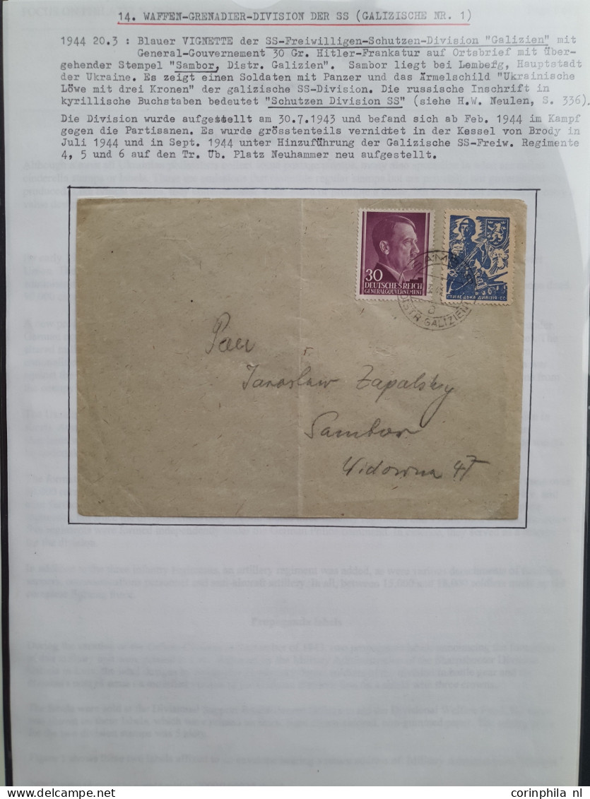 Cover , Airmail Poland, Galicia, Hungary, Romania, Russia and Austria fieldpost of volunteers (12 covers) including Gali