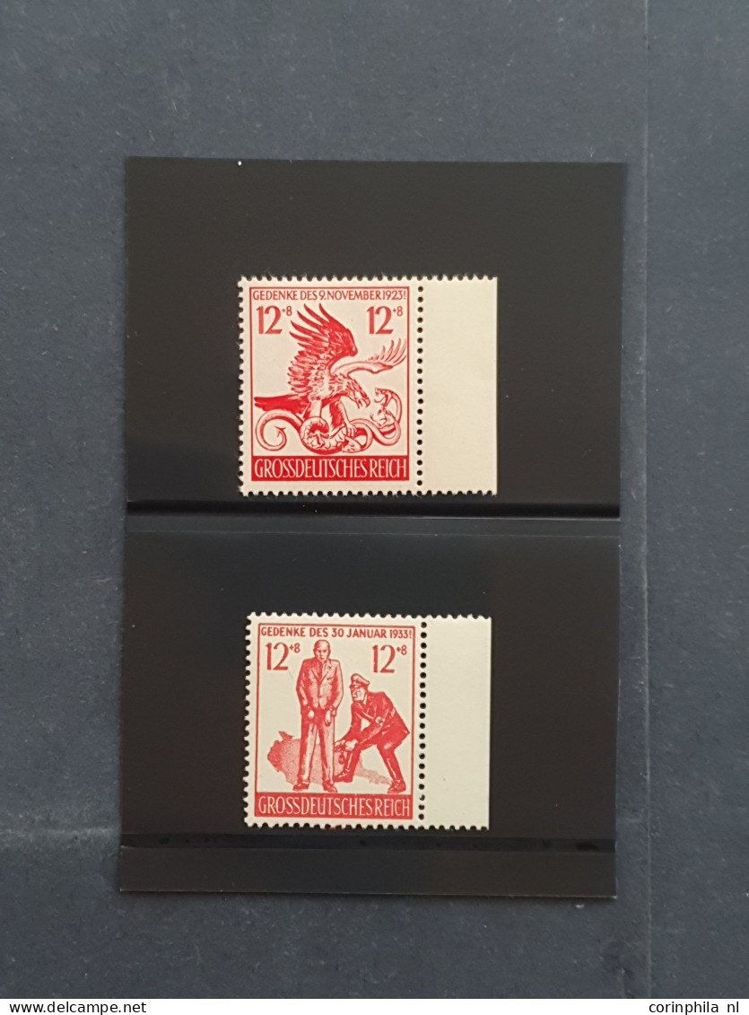 Unmounted Mint British Propaganda Forgery For Germany, 1945, Himmler Chains Citizen 12 Pfennig Red With Margin (hinge Tr - War And Propaganda Forgeries