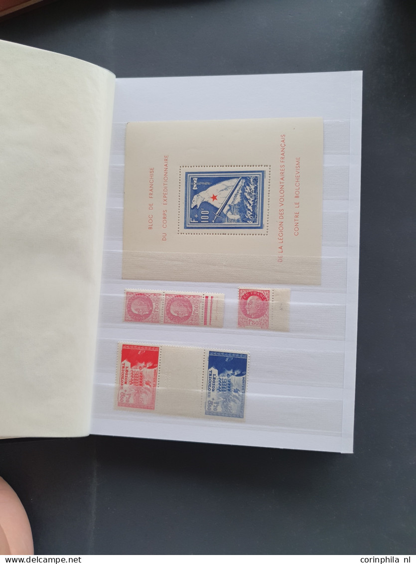 Propaganda, Remainder Of Collection Stamps/vignets/labels Including 1x Norge Wir Fahren Gegen Engelland (faults), France - Autres & Non Classés