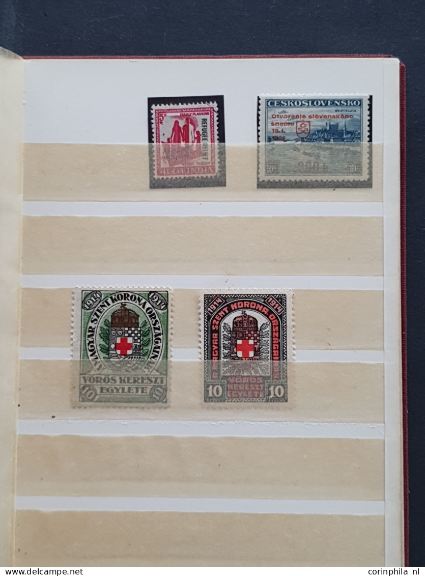 Propaganda, Remainder Of Collection Stamps/vignets/labels Including 1x Norge Wir Fahren Gegen Engelland (faults), France - Other & Unclassified