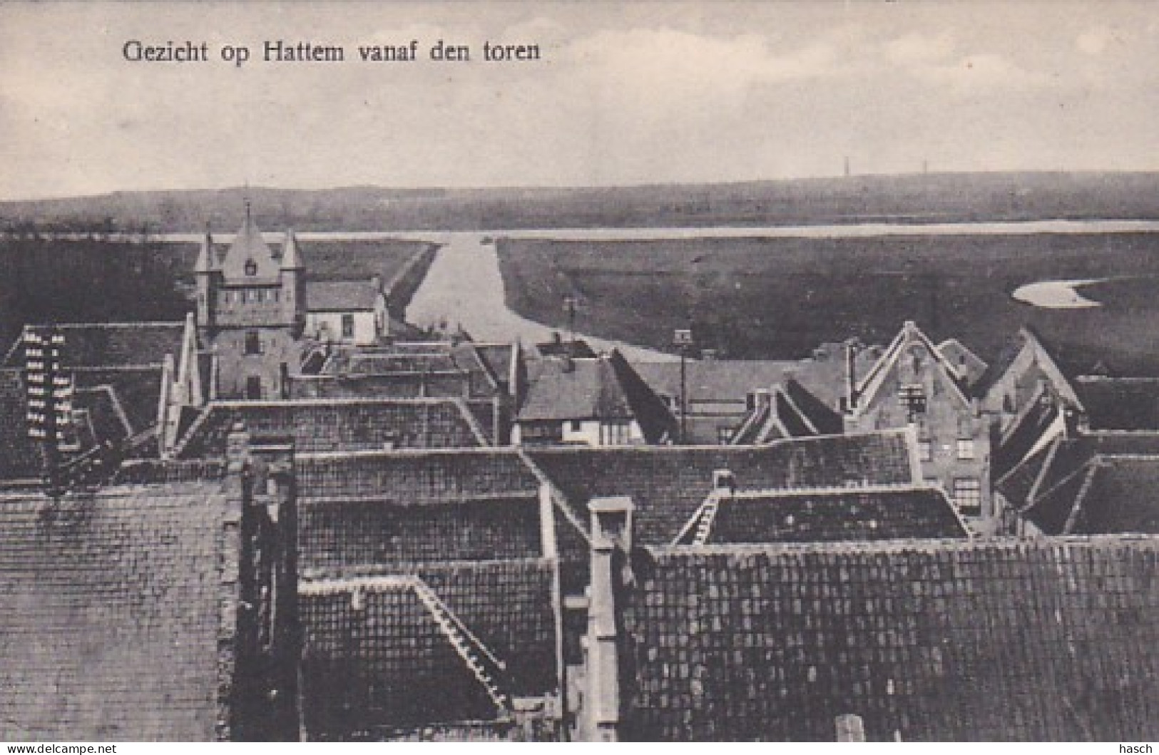 260620Hattem, Gezicht Op Hattem Vanaf Den Toren. - Hattem