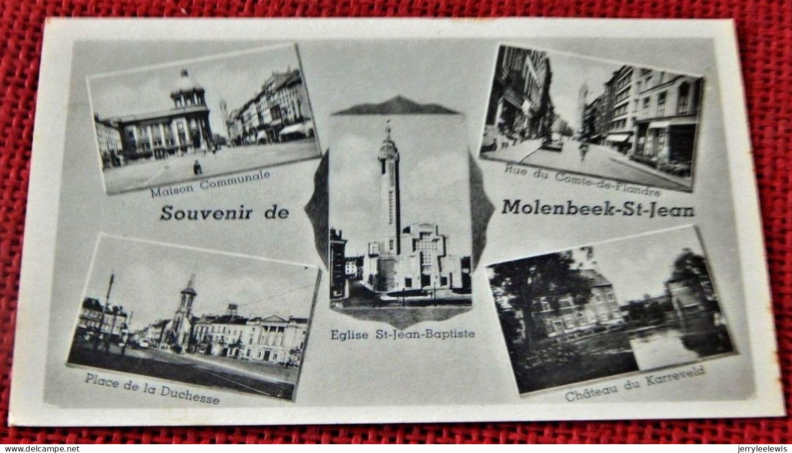 MOLENBEEK-St-JEAN  - St-JANS-MOLENBEEK  -  Souvenir De Molenbeek St Jean - St-Jans-Molenbeek - Molenbeek-St-Jean