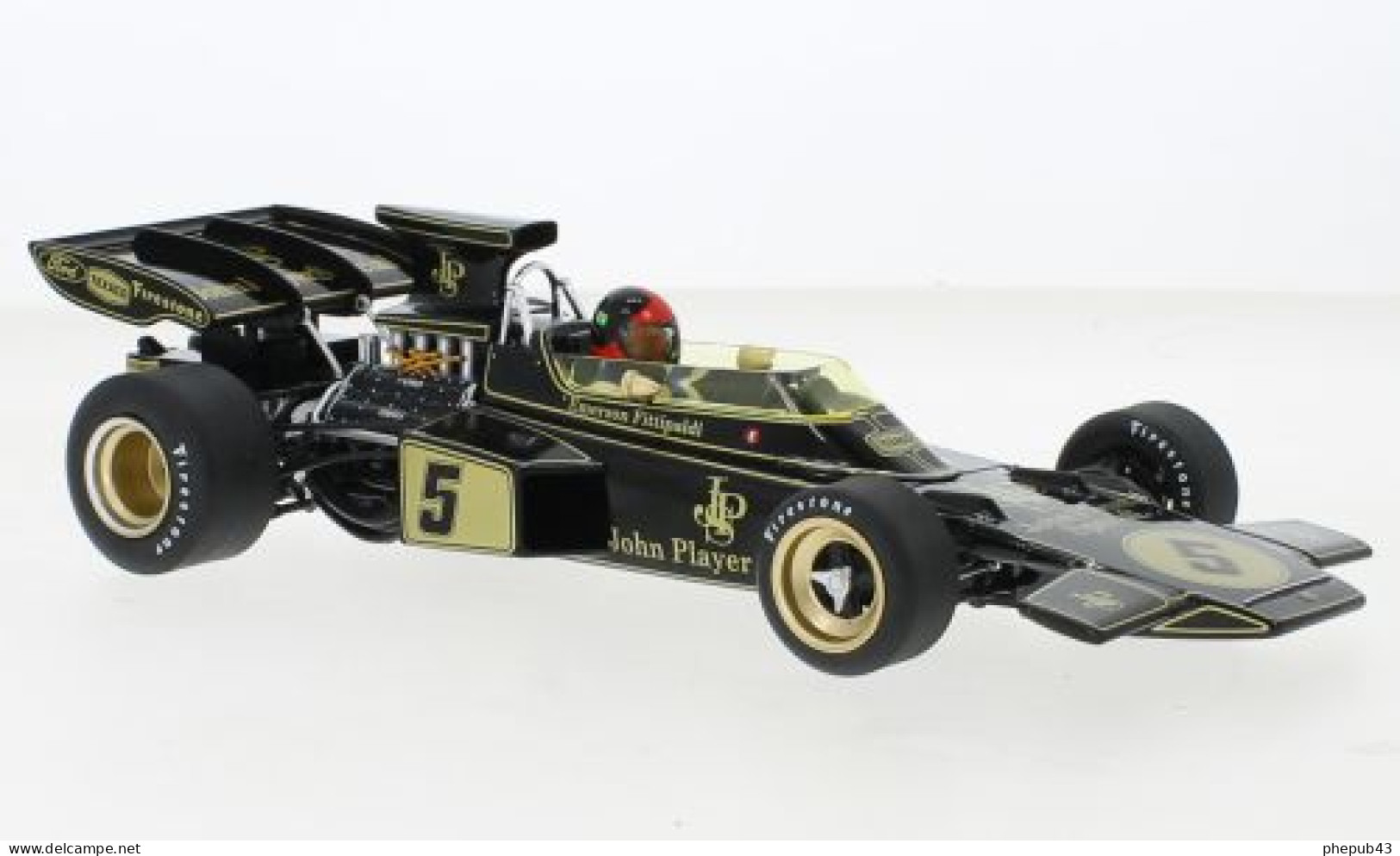 Lotus 72D - John Player Team Lotus - GP FI Spain 1972 #5 - Emerson Fittipaldi - Model Car Group (1:18) - Otros & Sin Clasificación