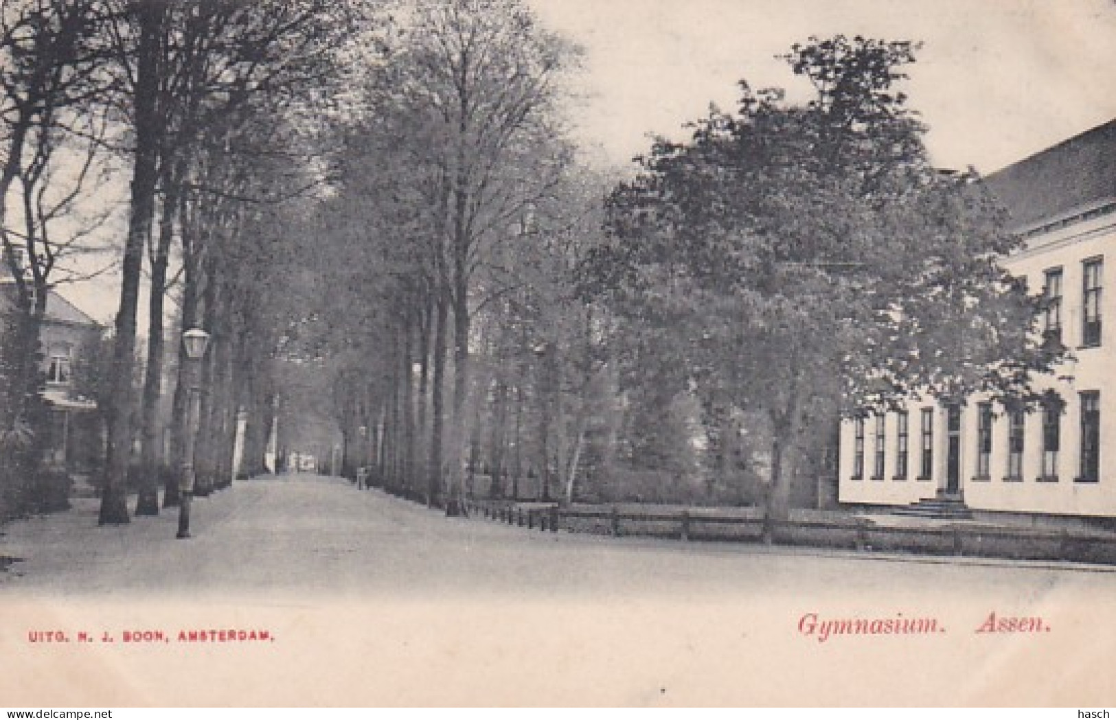 2606100Assen, Gymnasium Rond 1900.  - Assen