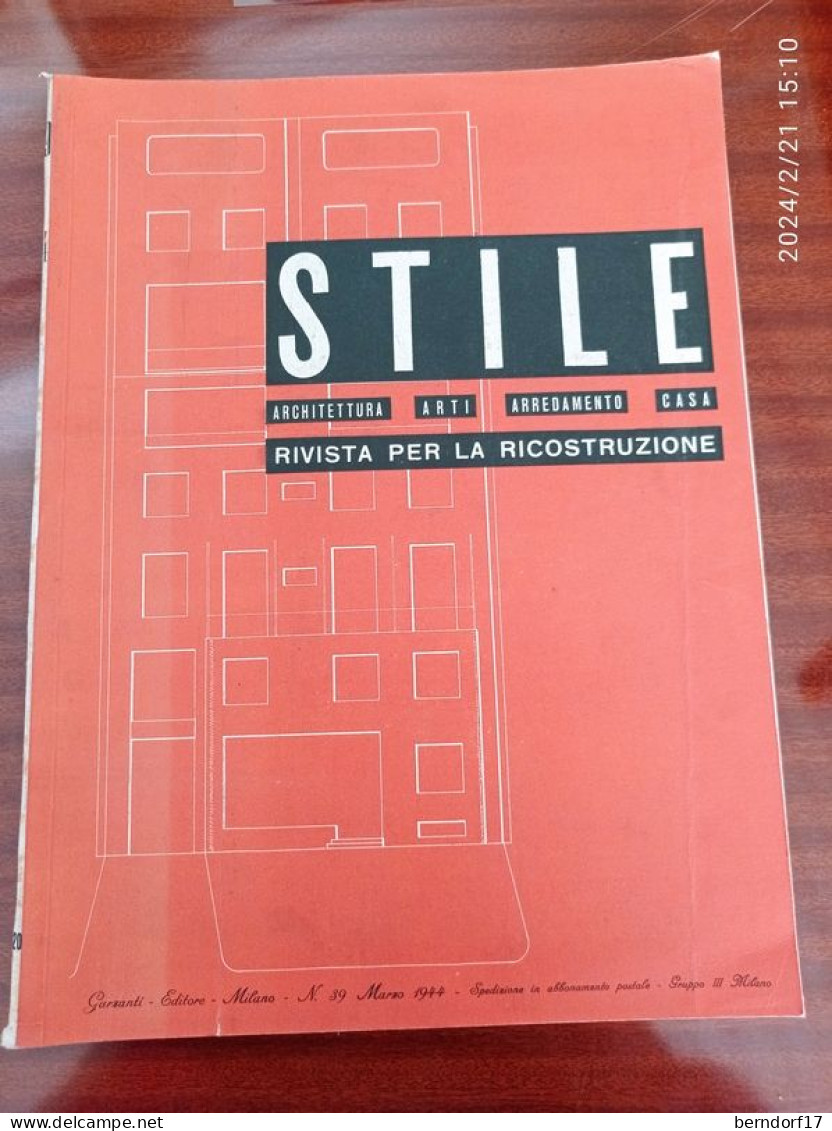 STILE N. 39 - 1944 - Casa E Cucina