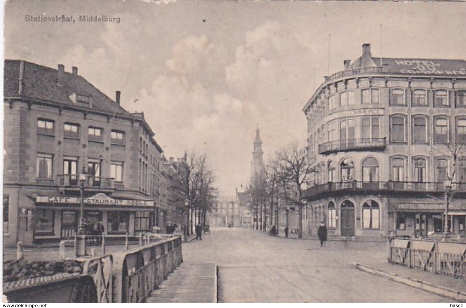 2606186Middelburg, Stationstraat – 1918 (zie Hoeken En Randen) - Middelburg