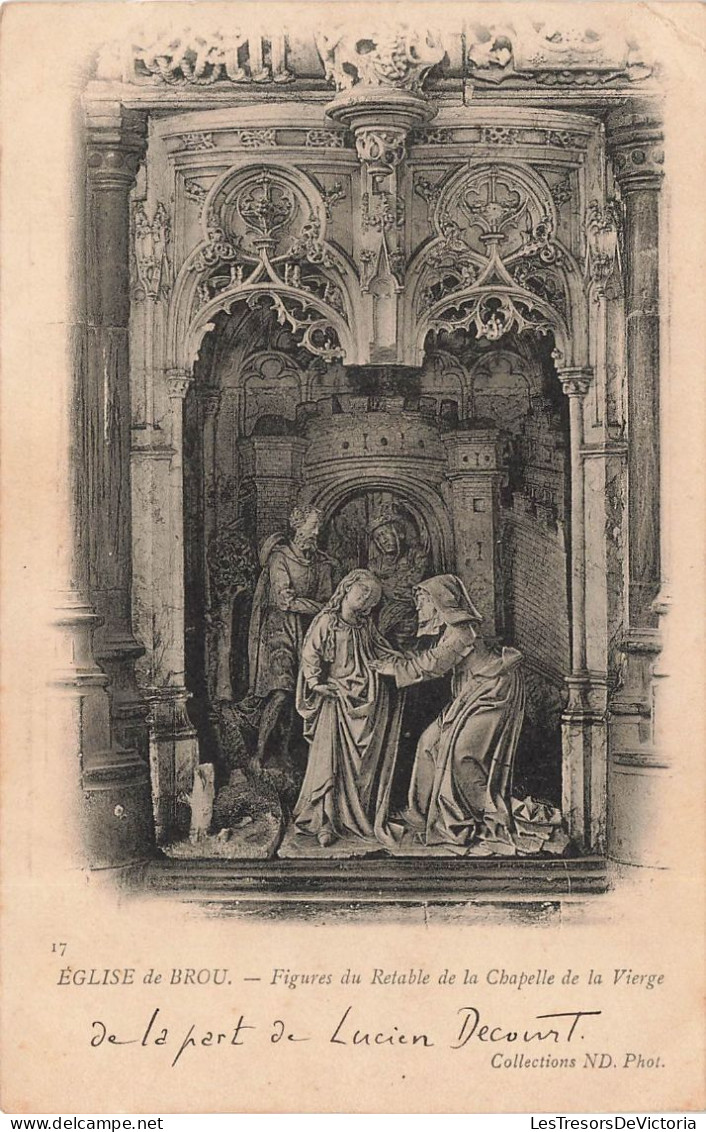 FRANCE - Eglise De Brou - Figures Du Retable De Chapelle De La Vierge - Carte Postale Ancienne - Eglise De Brou