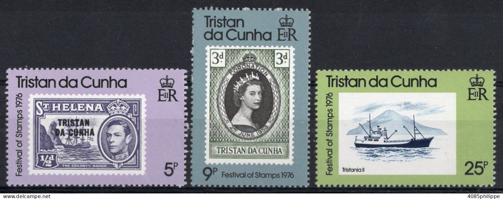 TRISTAN DA CUNHA  Timbres-Poste N°205** à 207** Neufs Sans Charnières TB Cote : 4.00€ - Tristan Da Cunha