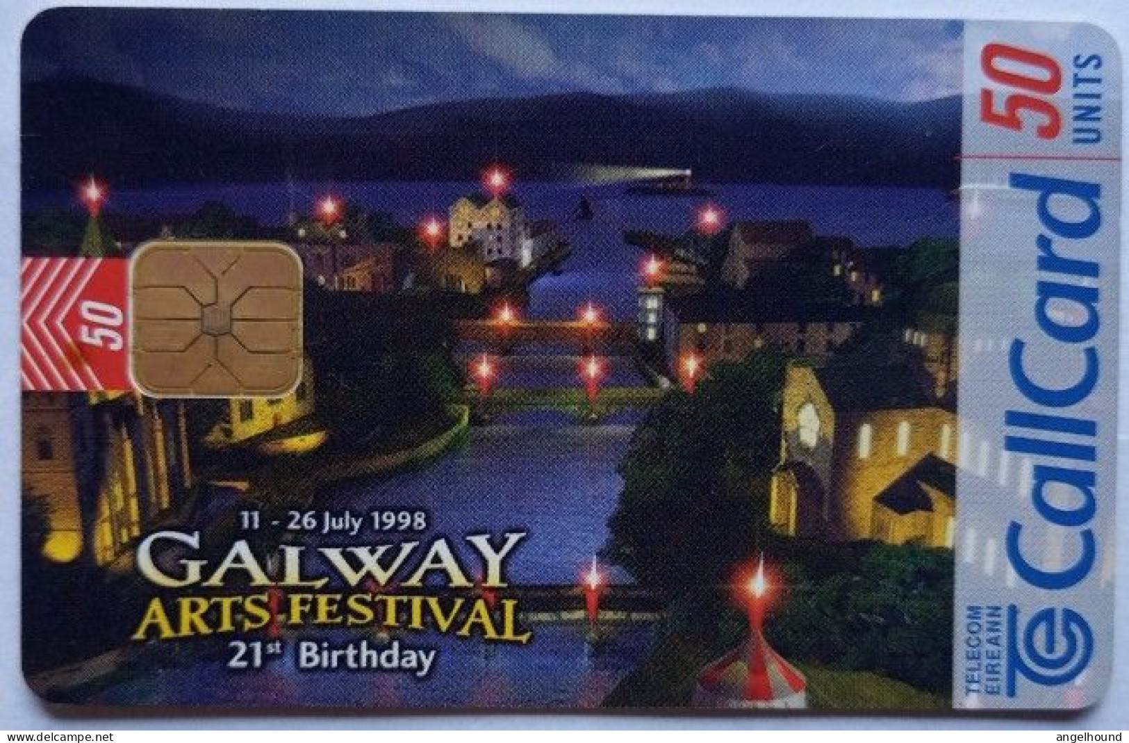 Ireland 50 Units Chip Card - Galway Arts Festival - 21st Birthday - Ireland