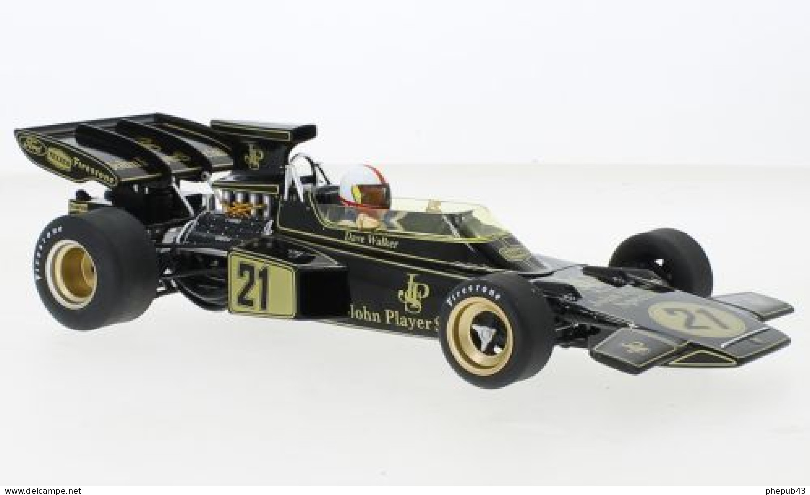 Lotus 72D - John Player Team Lotus - GP FI Spain 1972 #21 - David Walker - Model Car Group (1:18) - Andere & Zonder Classificatie