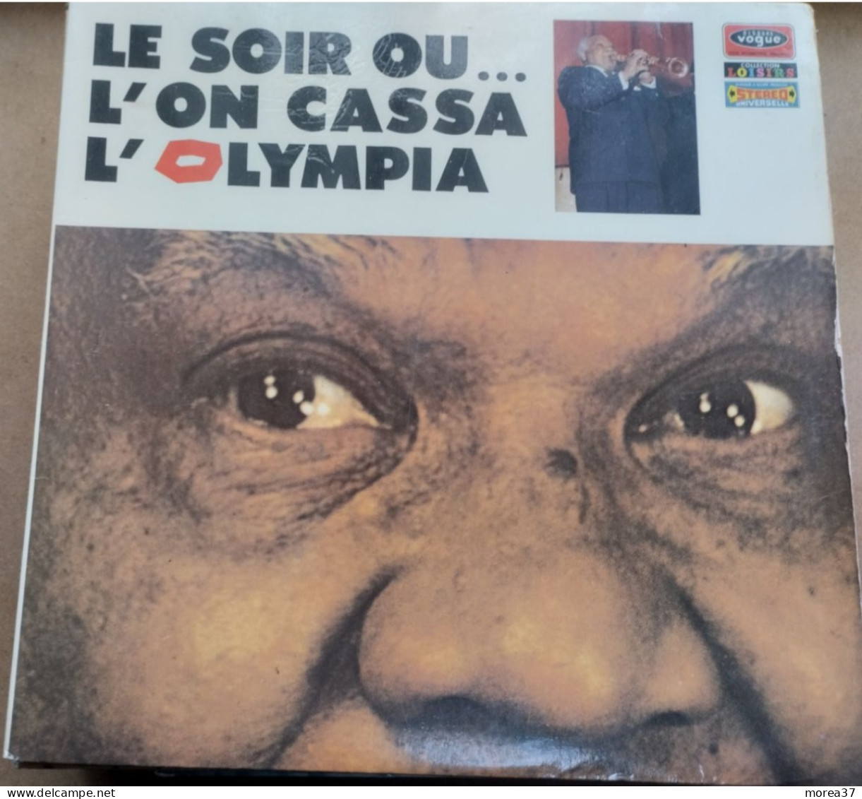 LOUIS ARMSTRONG   "Le Soir Ou.. L'on Cassa L'Olympia"  Album Double  VOGUE  CLVLX.316   (CM2) - Jazz