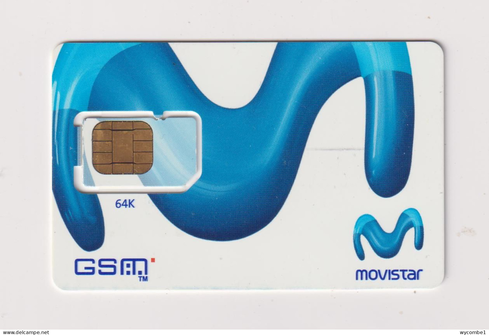 VENEZUELA  - Movistar Unused Chip SIM Phonecard (Chip 3 Tape Reinforced) - Venezuela