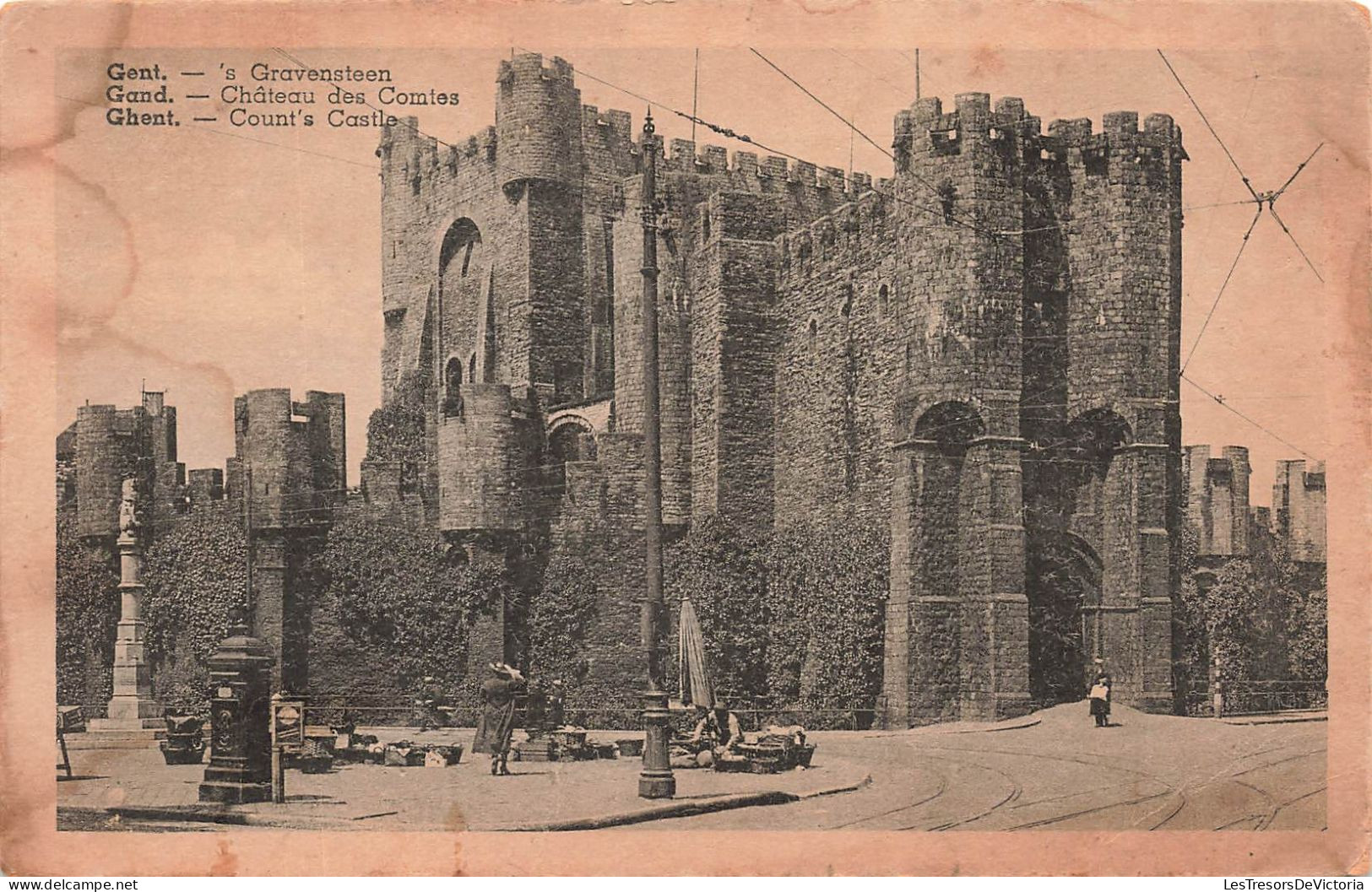 BELGIQUE - Gand - Château Des Comtes  Carte Postale Ancienne - Gent