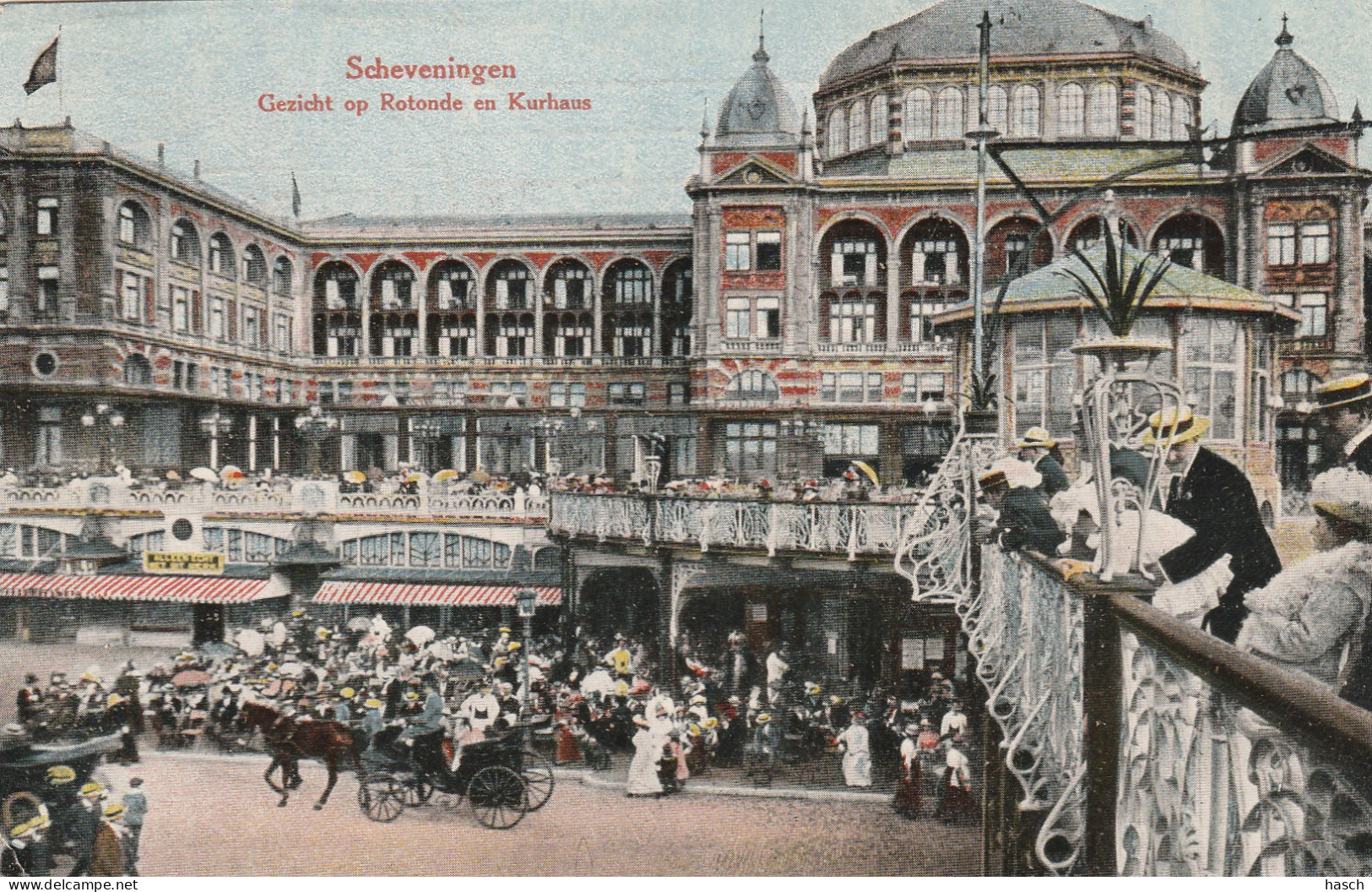 4928 42 Scheveningen, Gezicht Op Rotonde En Kurhaus. 1920.  - Scheveningen