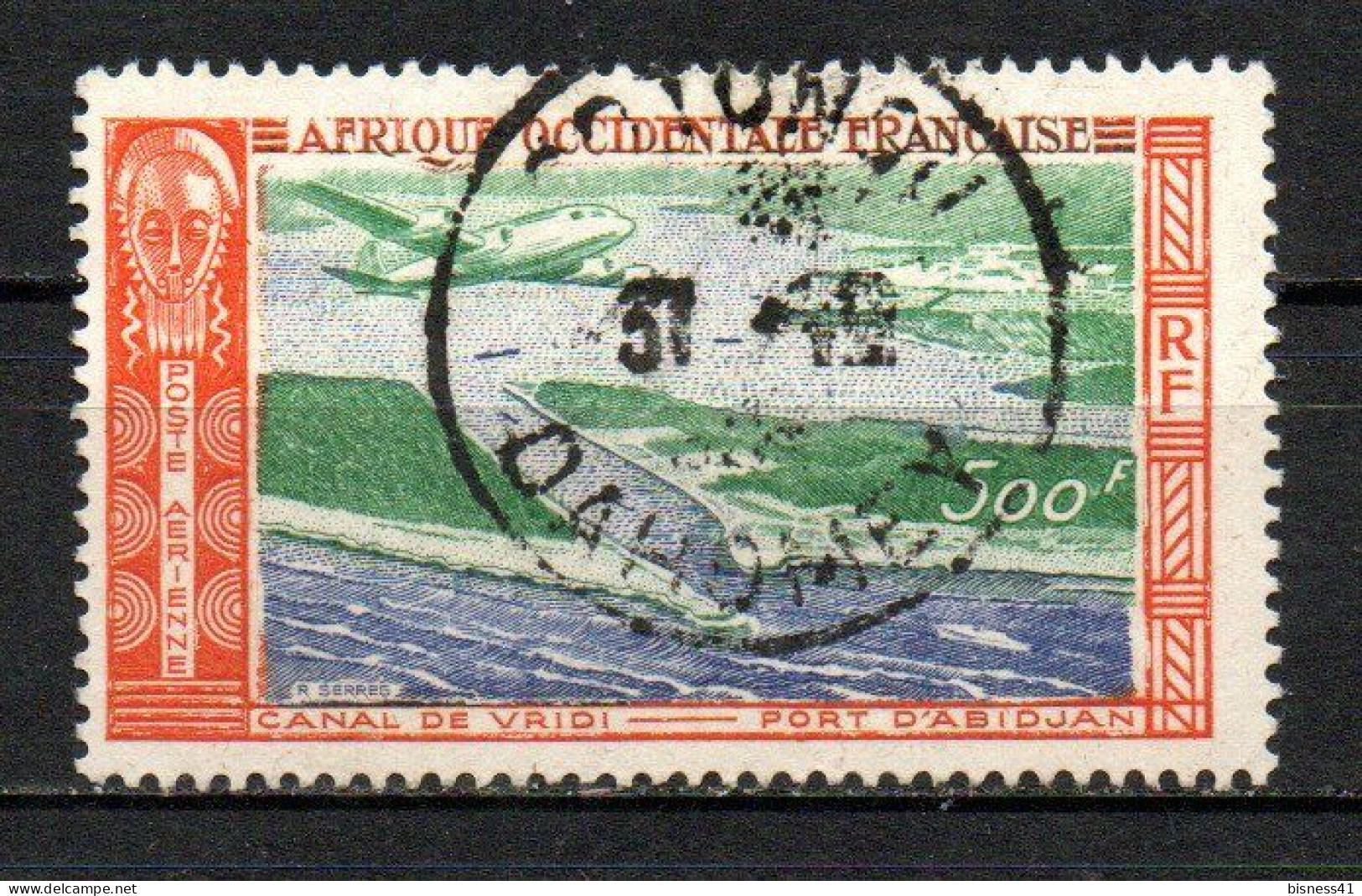 Col41 Colonies AOF Afrique Occidentale PA N° 16 Oblitéré Cote 5,50 € - Used Stamps