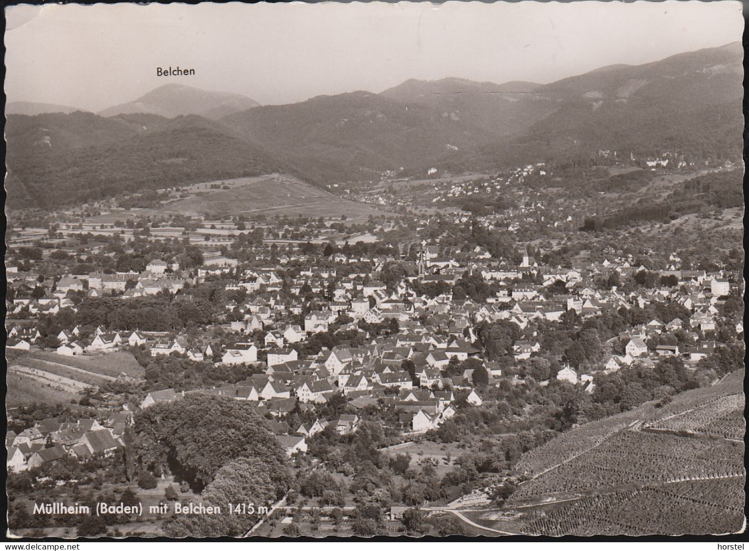 D-79379 Müllheim - Mit Belchen - Luftbild - Aerial View - Nice Stamp "Cept" - Muellheim