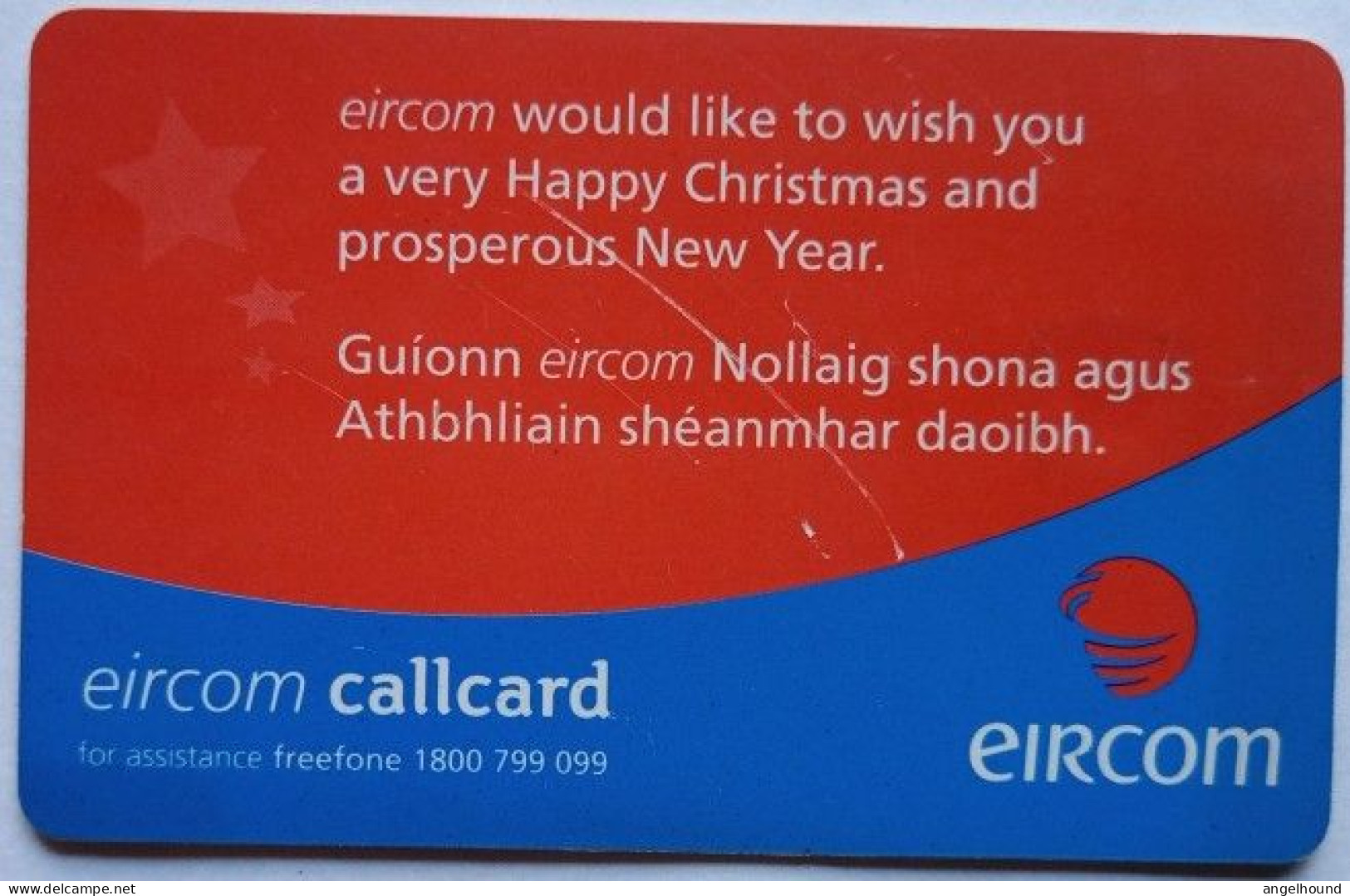 Ireland 10 Units Chip Card - Christmas ' 99 General - Irland