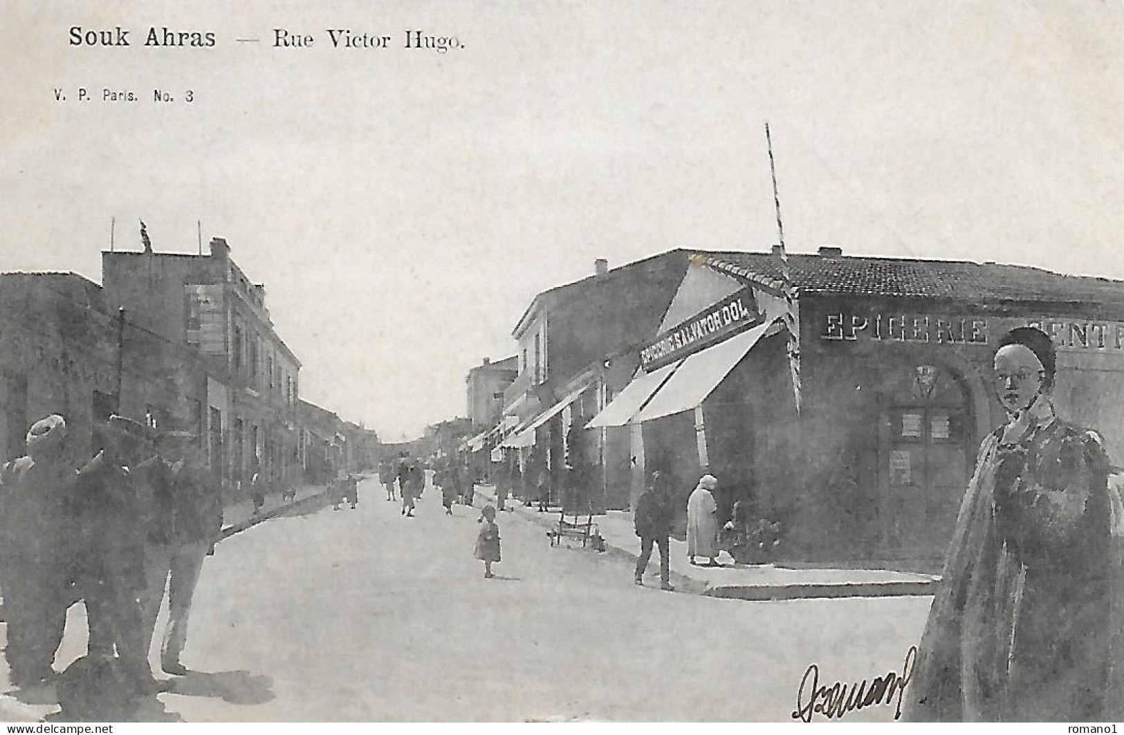 Algérie )    SOUK AHRAS - Rue Victor Hugo - Souk Ahras