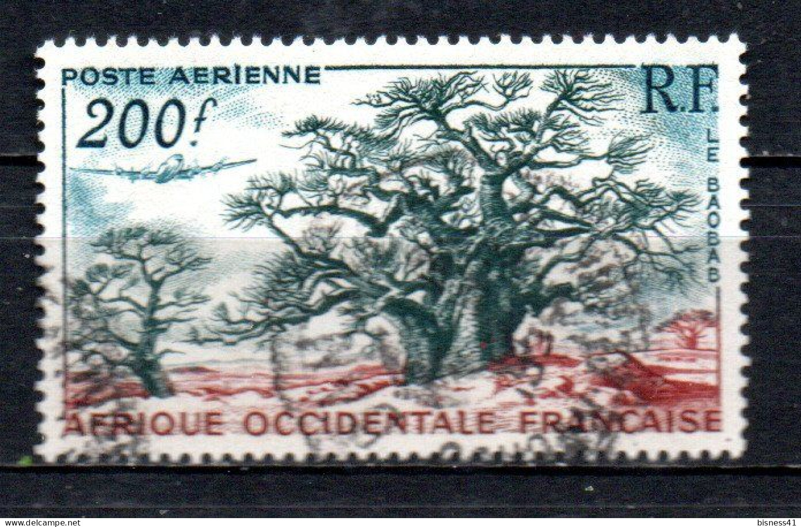 Col41 Colonies AOF Afrique Occidentale PA N° 20 Oblitéré Cote 5,00 € - Usati