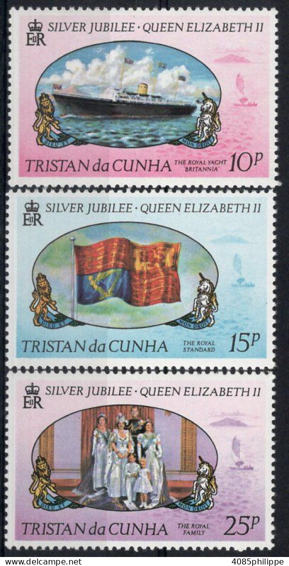 TRISTAN DA CUNHA  Timbres-Poste N°212** à 214** Neufs Sans Charnières TB Cote : 4.00€ - Tristan Da Cunha