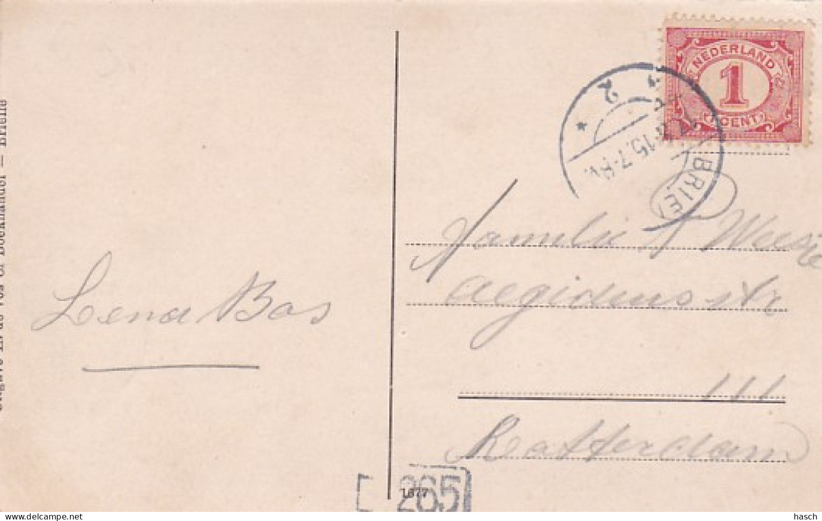 2606239Brielle, Wellerondom - 1915 (linksboven Een Klein Vouwtje) - Brielle