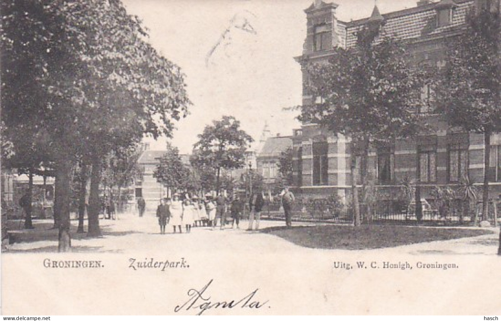 2606252Groningen, Zuiderpark (poststempel 1901) - Groningen