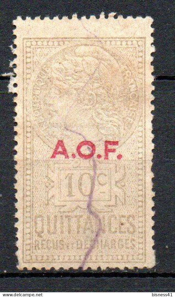 Col41 Colonies AOF Afrique Occidentale Quittance Fiscaux Oblitéré - Used Stamps