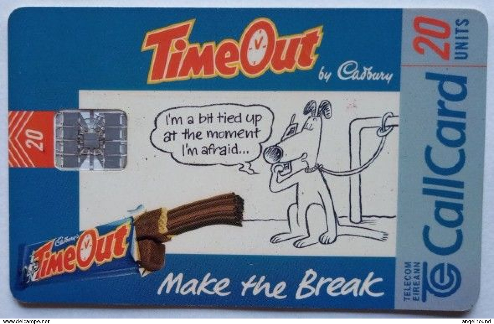 Ireland 20 Units Chip Card - Cadbury's Time Out - Ireland