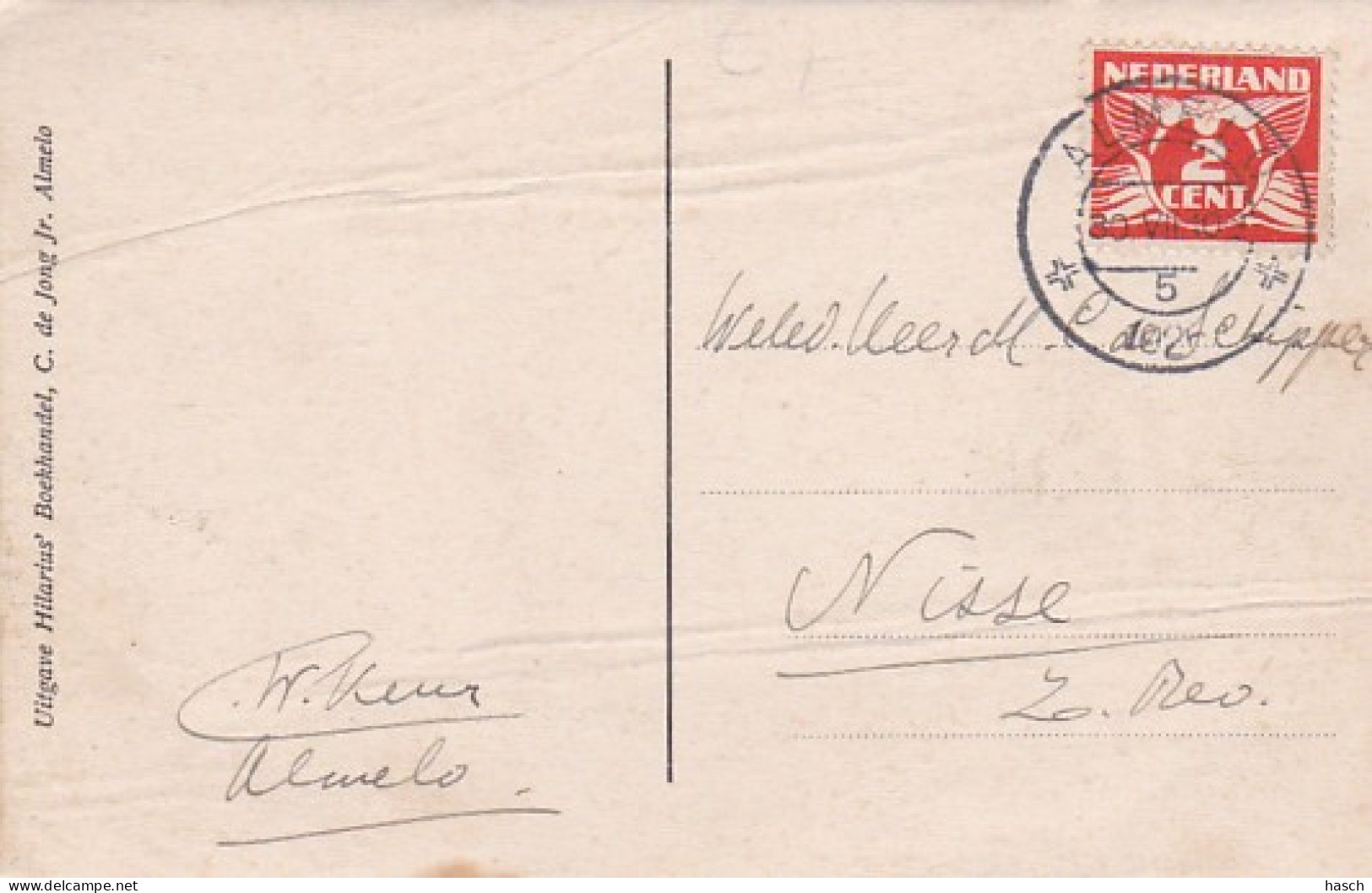 2606294Almelo, Bornsche Weg – 1910 (achterkant Is Aan Het Los Laten) - Almelo