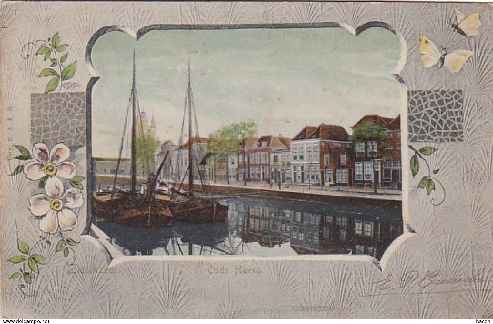 2606341Zierikzee, Oude Haven – 1904. (minuscule Vouwen In De Hoeken) - Zierikzee