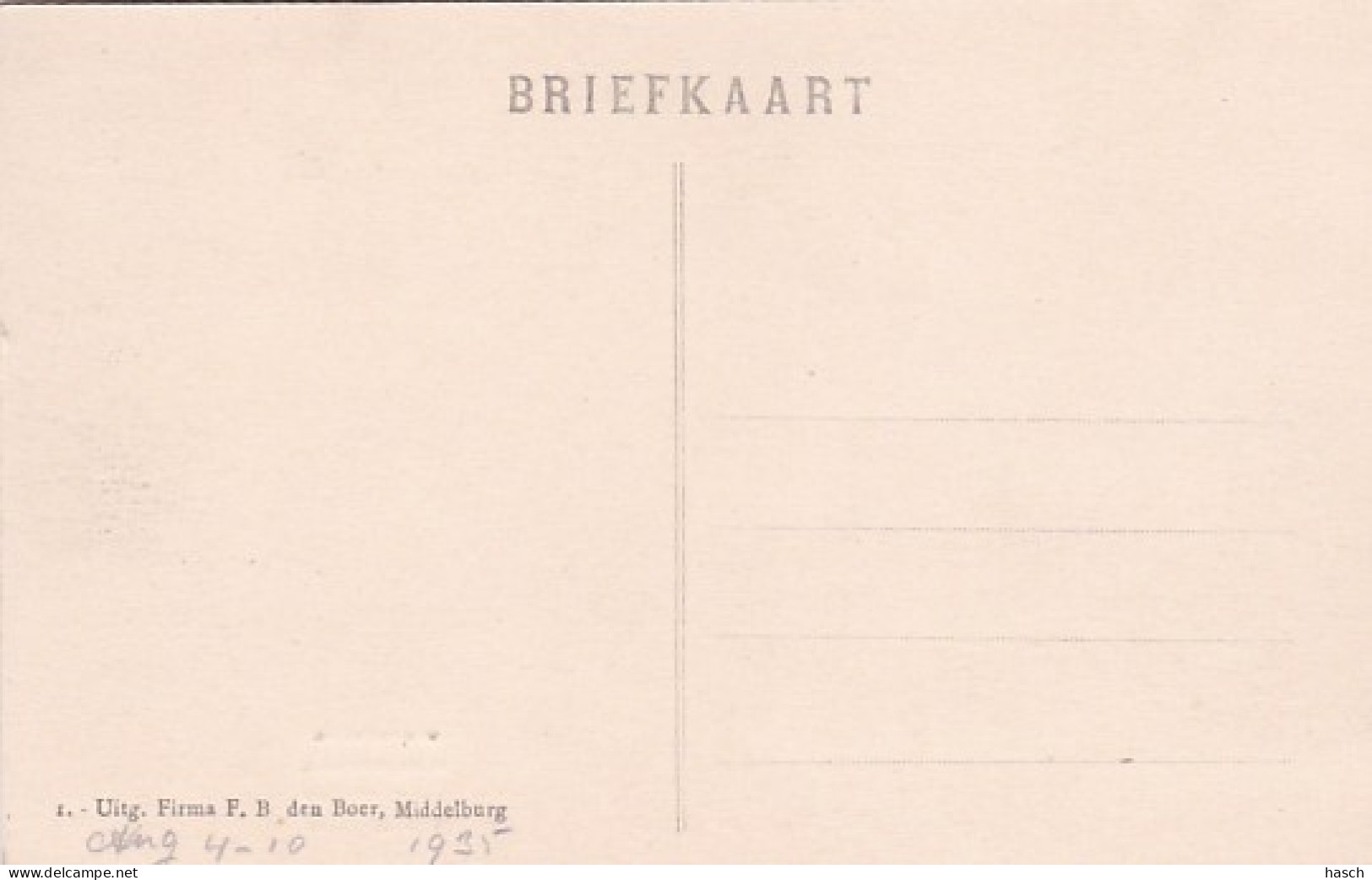 2606357Middelburg, Vergaderzaal Prov. Staten Van Zeeland – 1935. - Middelburg