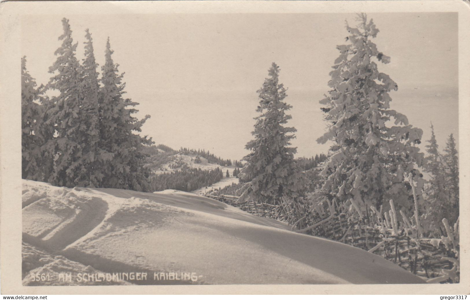 E4709) Am SCHLADMINGER KAIBLING - Schladming - Tief Verschneite Ansicht ALT 1928! - Schladming