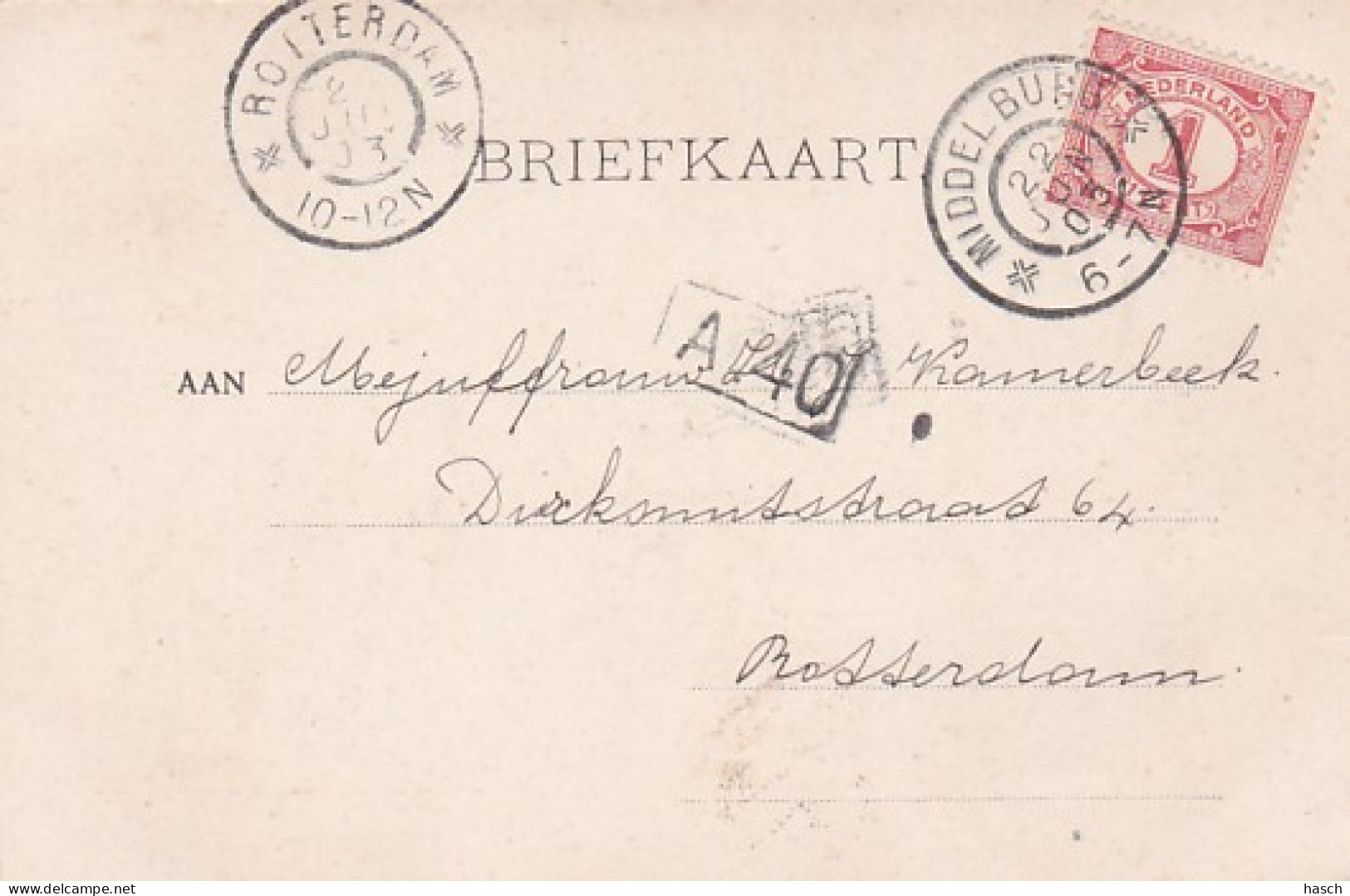 2606517Stadhuis Te Veere. (Poststempel 1903)  - Veere