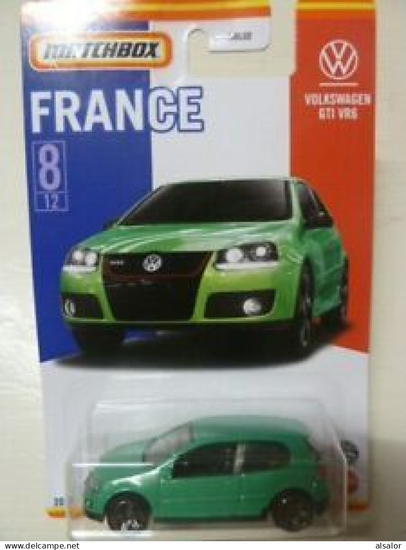 VOLKSWAGEN GTI VR6 GOLF FRANCE MATCHBOX - Matchbox (Mattel)