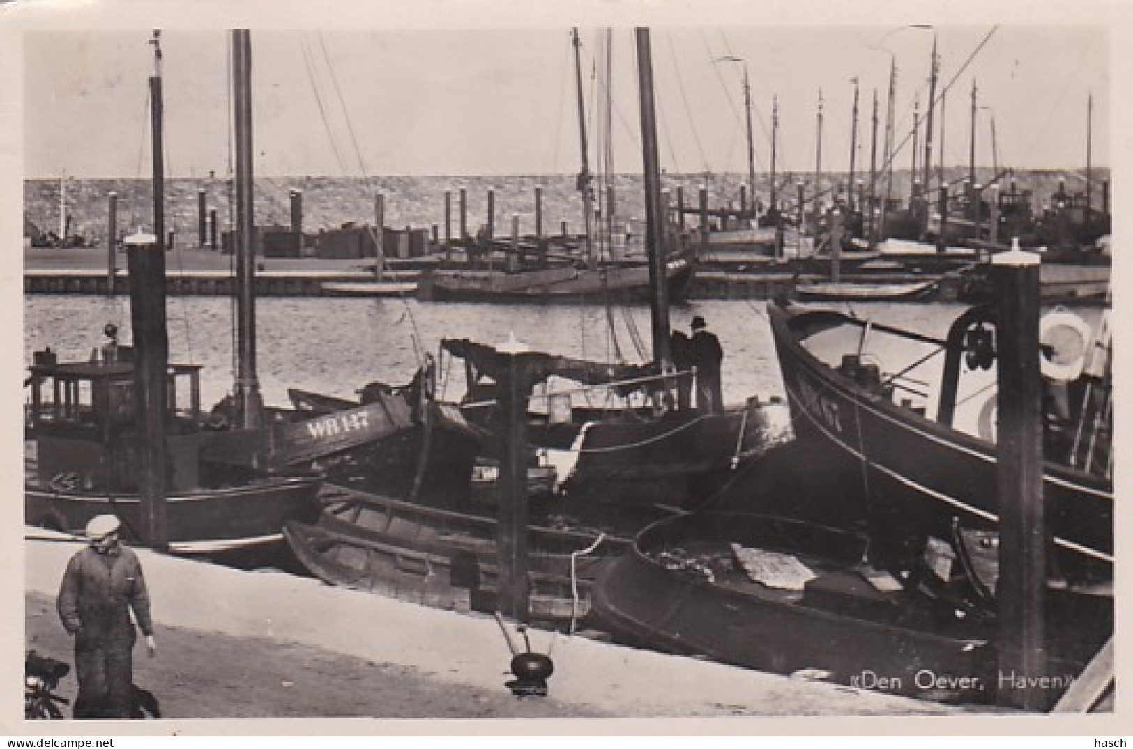 2606530Den Oever, Haven. (FOTOKAART) (Zie Achterkant) - Den Oever (& Afsluitdijk)