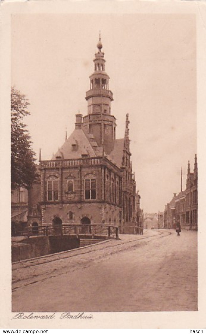 2606576Bolsward, Stadhuis. (Vouwen In De Hoeken)  - Bolsward