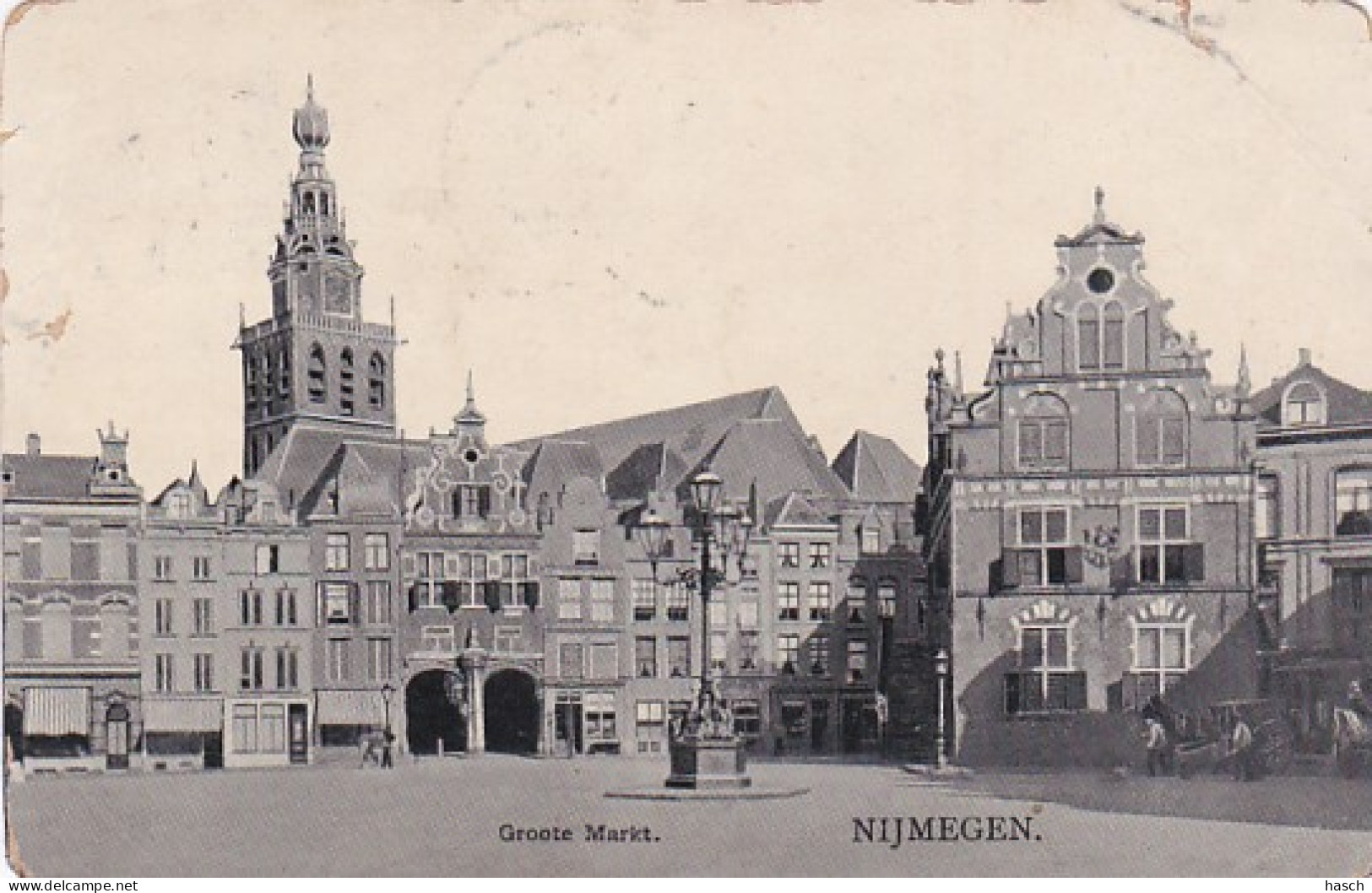 2606704Nijmegen, Groote Markt. (Zie Achterkant)  - Nijmegen