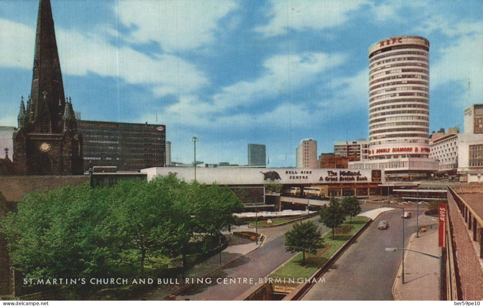 ANGLETERRE BIRMINGHAM ST.MARTIN'S CHURCH AND BULL RING CENTRE - Birmingham