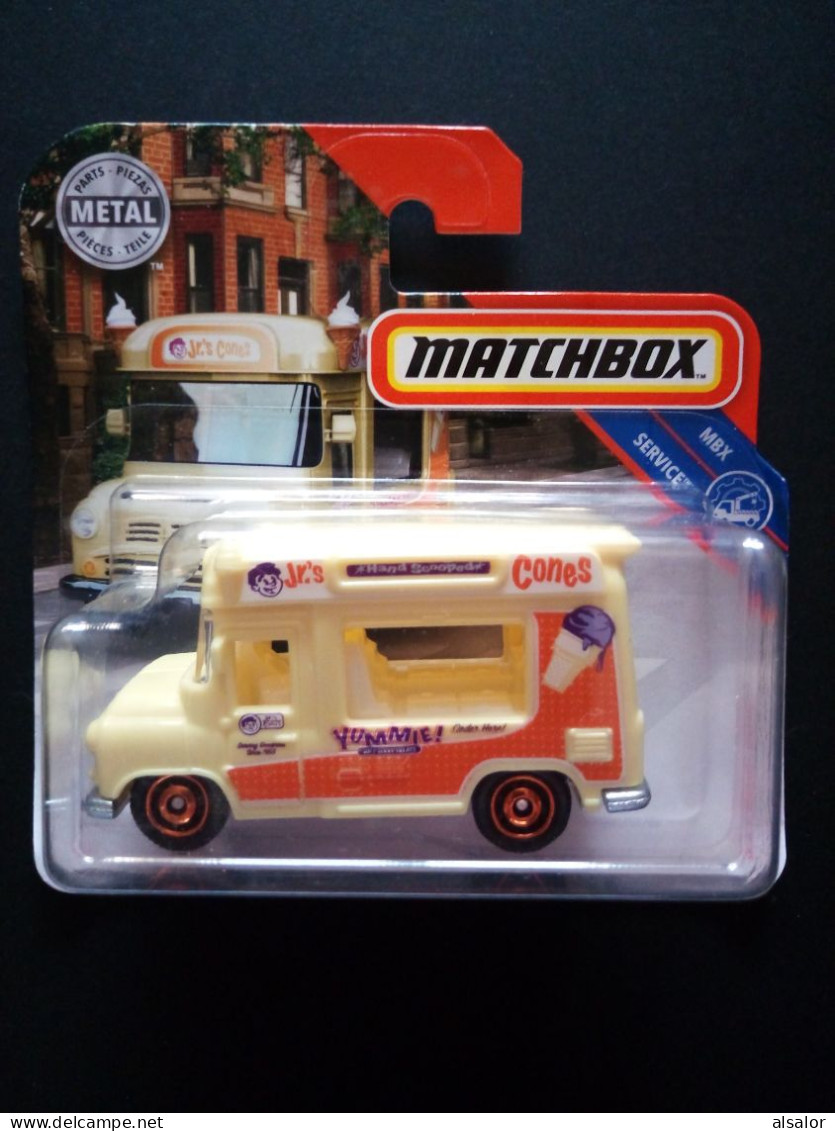 ICE CREAM KING JAUNE MATCHBOX - Matchbox (Mattel)