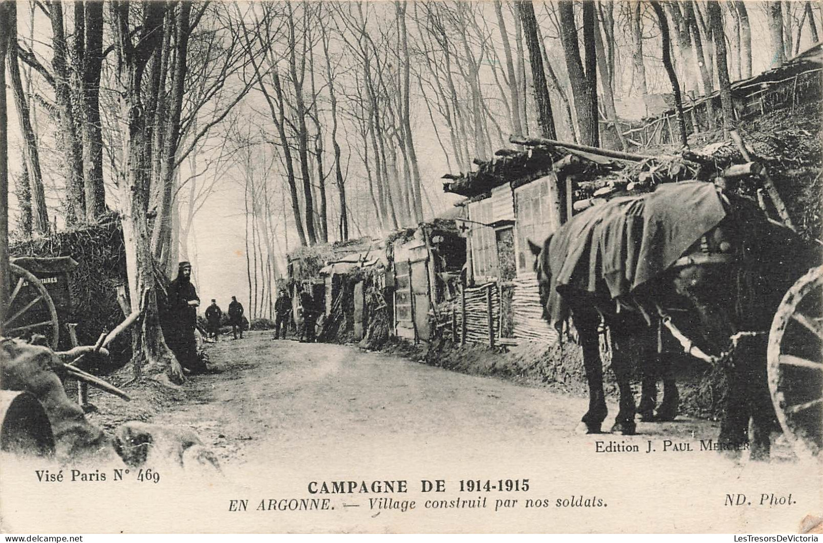 FRANCE - Compagne De 1914-1915 - En Argonne - Vue Sur Village Construit Par Nos Soldats - Carte Postale Ancienne - Centre-Val De Loire