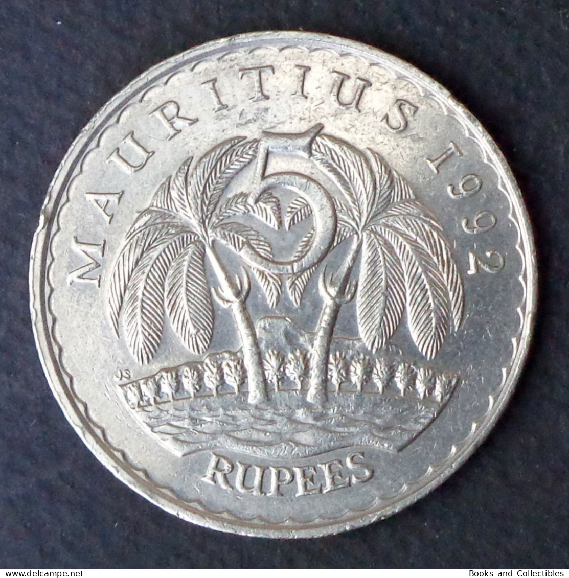 MAURITIUS - 5 Rupees 1992 - KM# 56 * Ref. 0163 - Mauricio