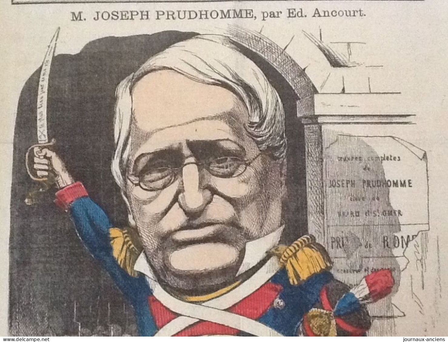 1874 Double Journal LE BOUFFON N° 1 Et JOURNAL AUX  FICELLES - M. JOSEPH PRUDHOMME Par Ed ANCOURT - Non Classés