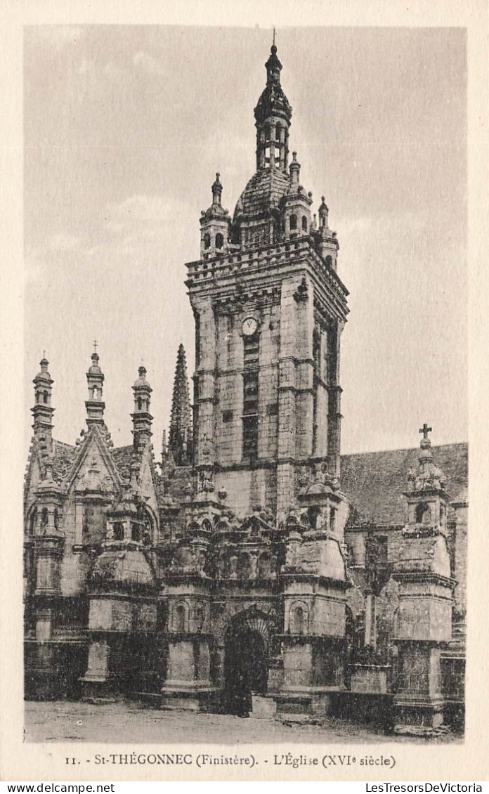 FRANCE - Saint Thégonnec - L'église - Carte Postale Ancienne - Saint-Thégonnec