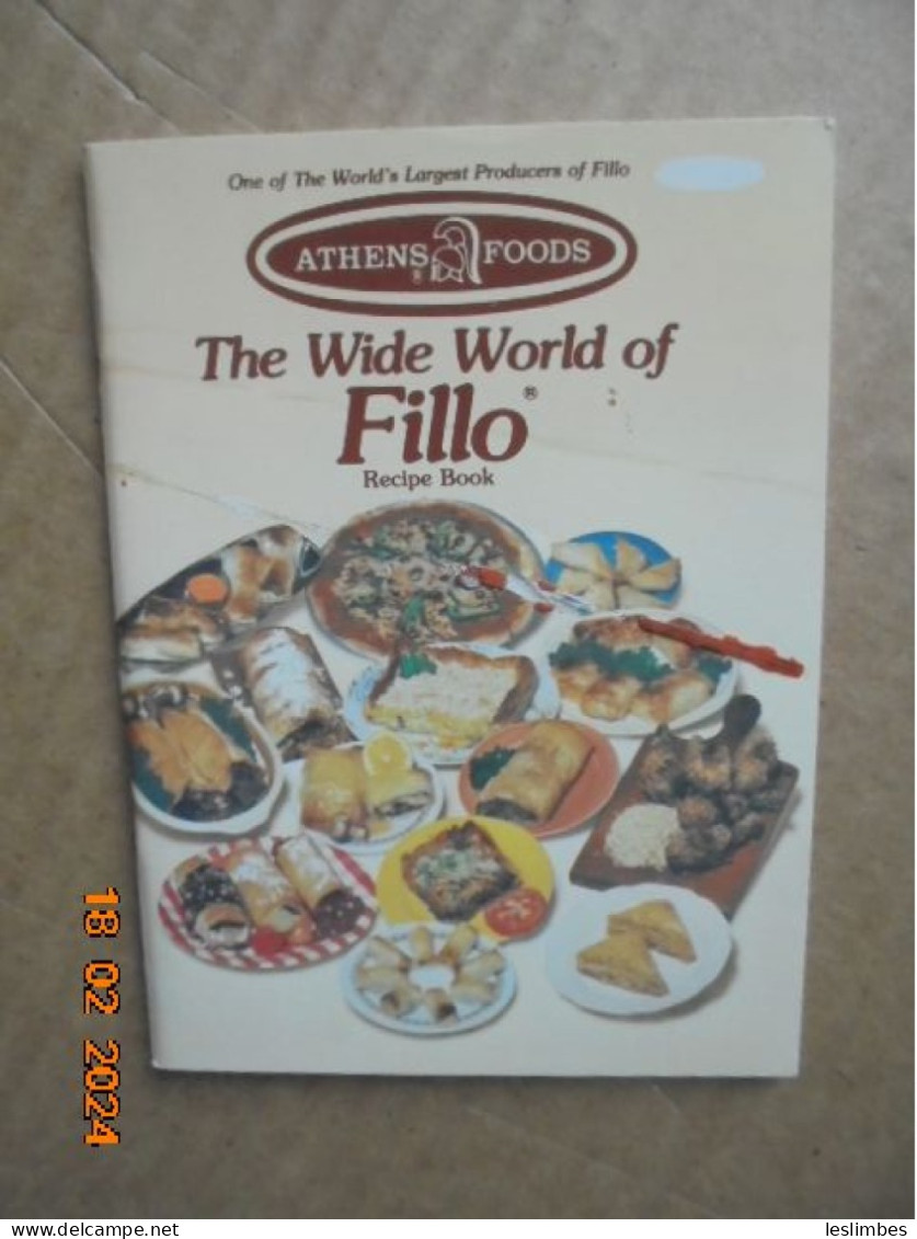 Wide World Of Fillo: Recipe Book - Athens Foods 1980 - Americana