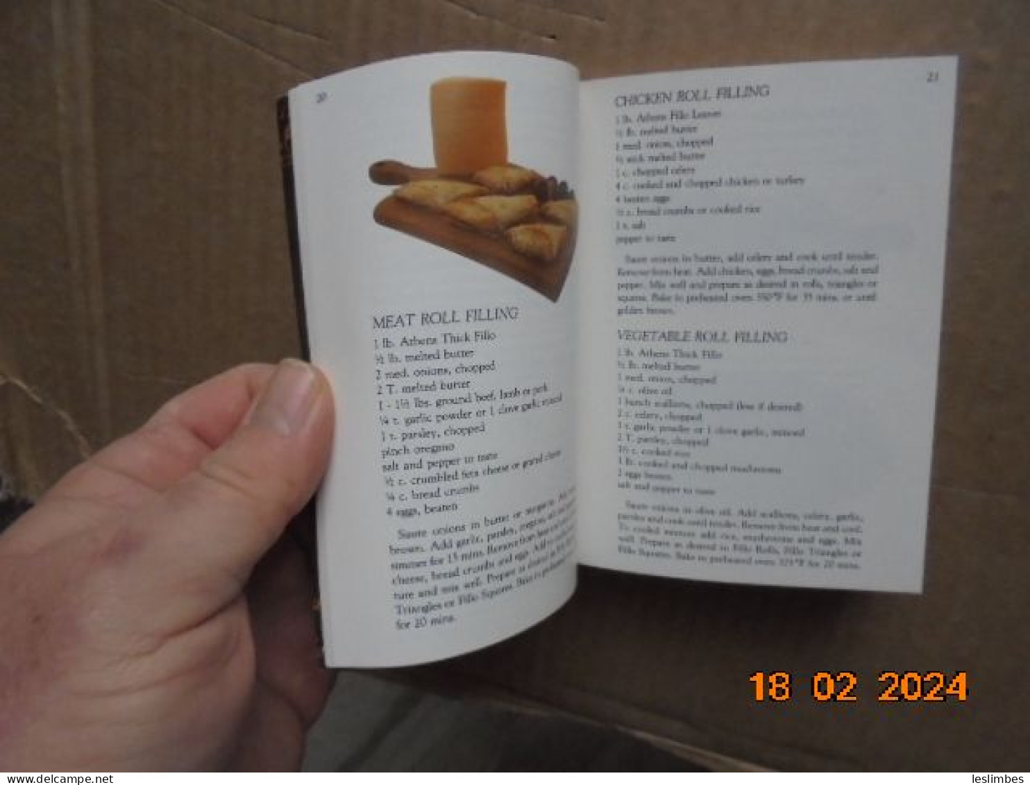 Wide World Of Fillo: Recipe Book - Athens Foods 1980 - Americana