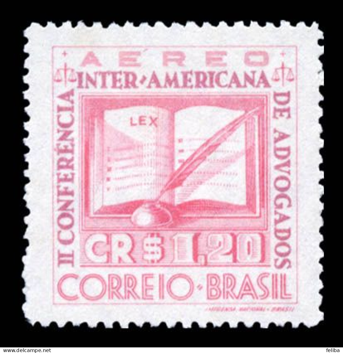 Brazil 1943 Airmail Unused - Poste Aérienne